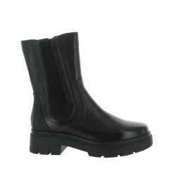 bottines et boots - Chelsea - femme - Cuir - Noir - Regarde le ciel...
