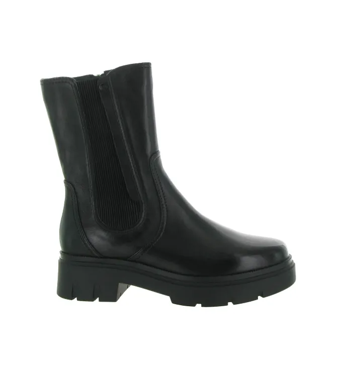 bottines et boots - Chelsea - femme - Cuir - Noir - Regarde le ciel...