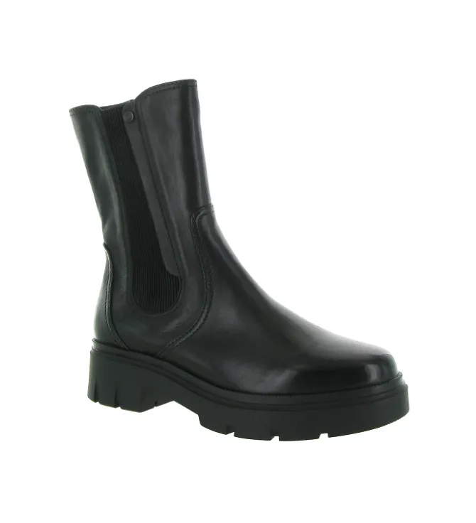 bottines et boots - Chelsea - femme - Cuir - Noir - Regarde le ciel...