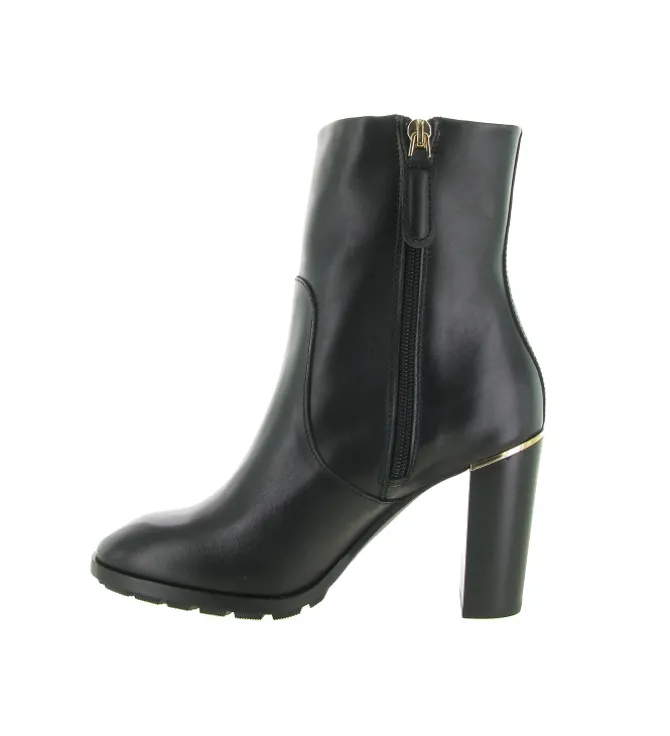 bottines et boots - Chelsea - femme - Cuir - Noir - Tommy hilfiger