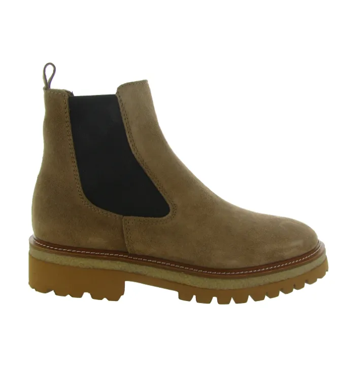 bottines et boots - Chelsea - femme - Nubuck - Taupe - Alpe