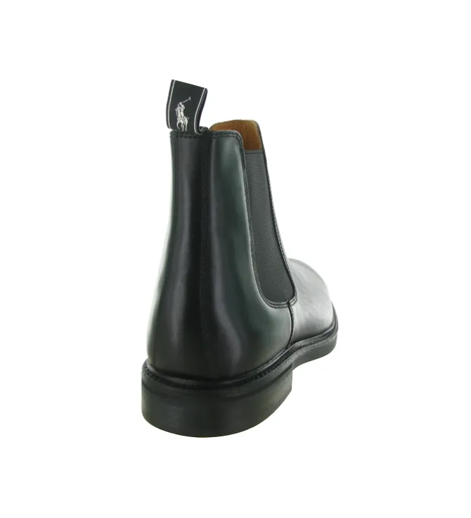 bottines et boots - Chelsea - homme - Cuir - Noir - Ralph lauren