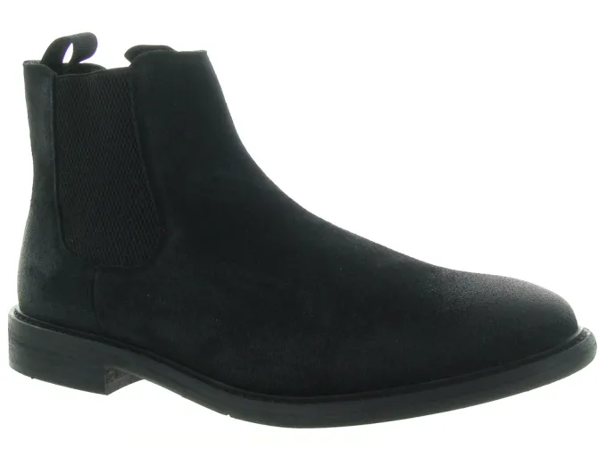 bottines et boots - Chelsea - homme - Cuir - Noir - Schmoove