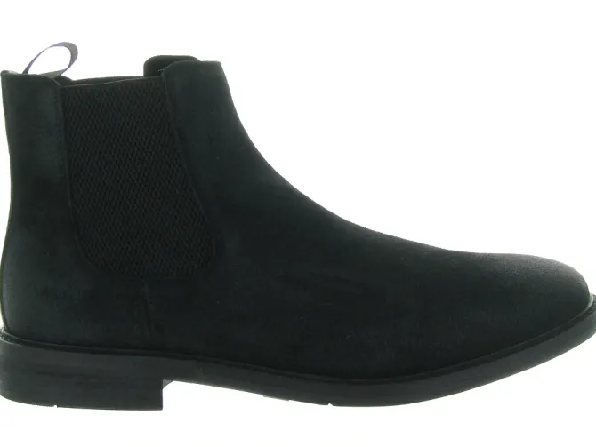 bottines et boots - Chelsea - homme - Cuir - Noir - Schmoove