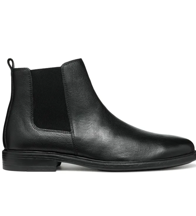 bottines et boots - Chelsea - homme - Nubuck - Noir - Geox