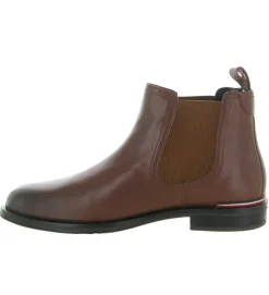 bottines et boots - Chelsea - homme - Cuir - Marron - Tommy hilfiger