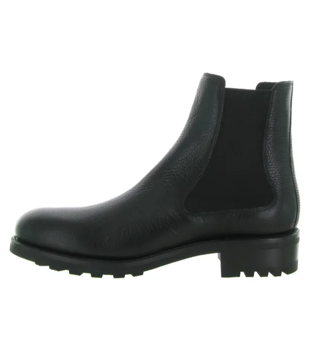 bottines et boots - Chelsea - homme - Cuir - Noir - Rautureau