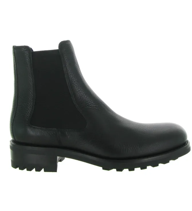 bottines et boots - Chelsea - homme - Cuir - Noir - Rautureau