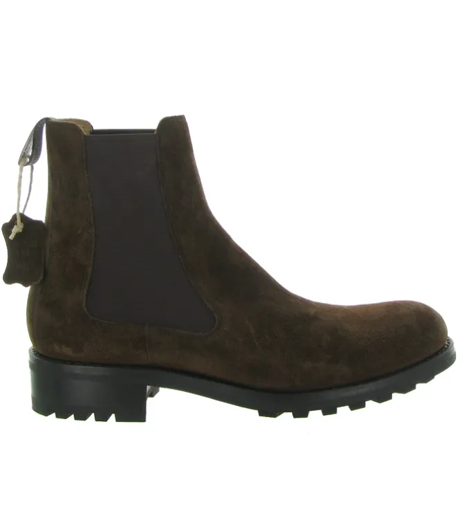 bottines et boots - Chelsea - homme - Cuir - Marron - Rautureau