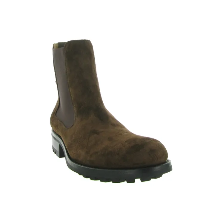 bottines et boots - Chelsea - homme - Cuir - Marron - Rautureau