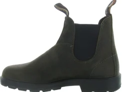 bottines et boots - Chelsea - homme - Cuir - Kaki - Blundstone