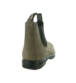 bottines et boots - Chelsea - homme - Nubuck - Marron - Blundstone