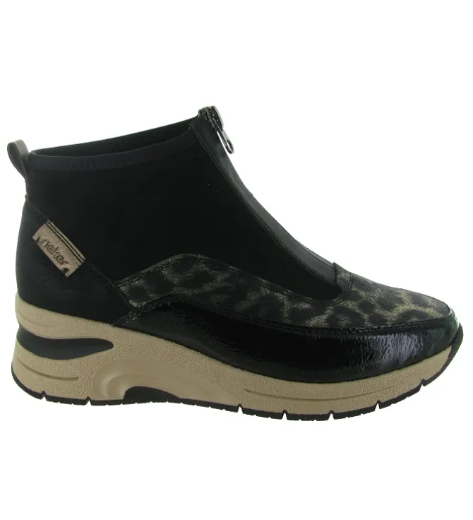 bottines et boots - Classique & Chic - femme - Synthétique - Noir - Rieker
