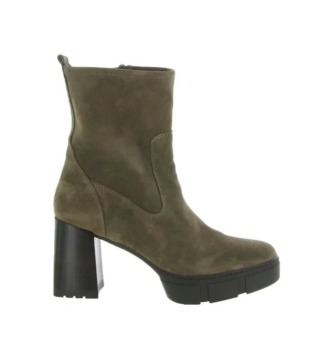 bottines et boots - Classique & Chic - femme - Cuir - Taupe - Unisa