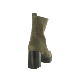 bottines et boots - Classique & Chic - femme - Cuir - Taupe - Unisa