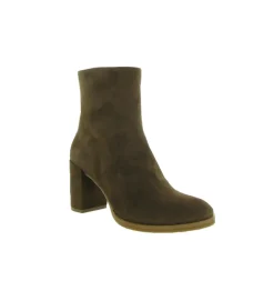 bottines et boots - Classique & Chic - femme - Nubuck - Marron - Julie dee