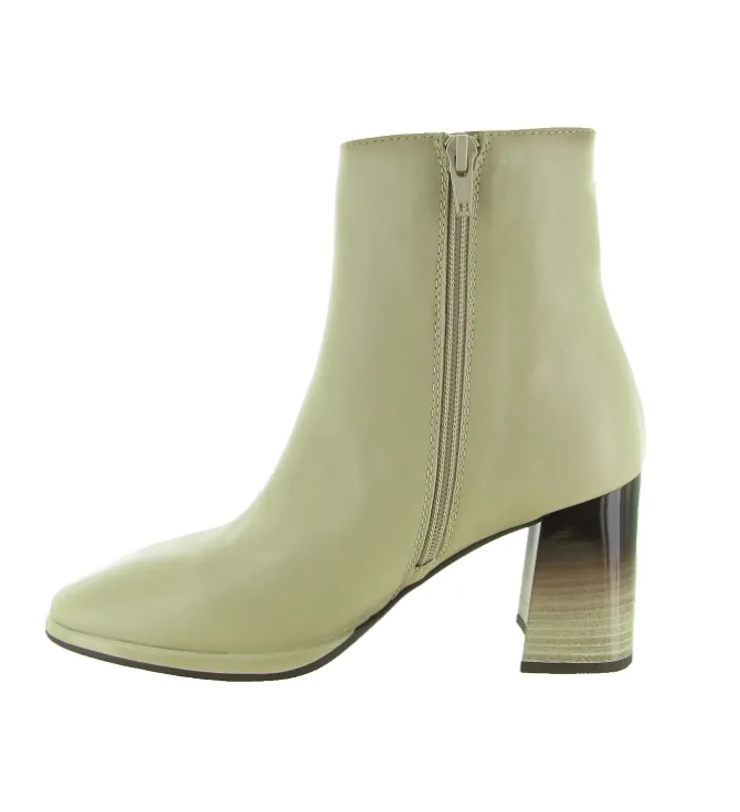 bottines et boots - Classique & Chic - femme - Cuir - Beige - Hispanitas