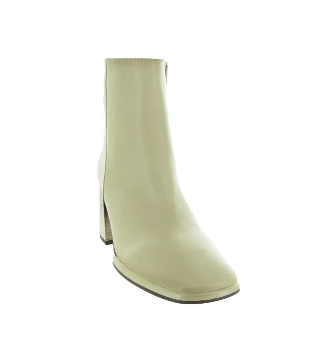 bottines et boots - Classique & Chic - femme - Cuir - Beige - Hispanitas