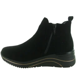 bottines et boots - Classique & Chic - femme - Nubuck - Noir - Remonte