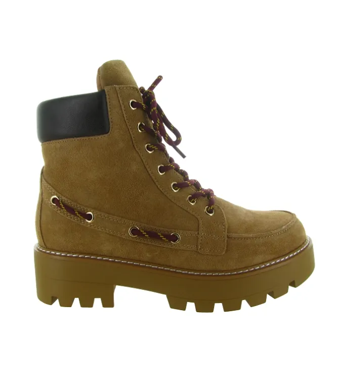 bottines et boots - Classique & Chic - femme - Nubuck - Marron - Colors of california