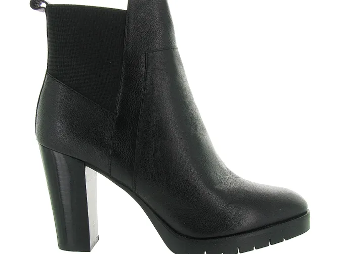 bottines et boots - Classique & Chic - femme - Cuir - Noir - B private