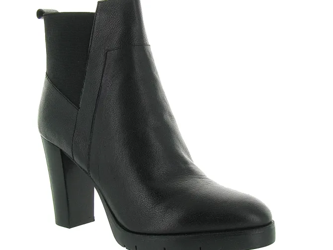 bottines et boots - Classique & Chic - femme - Cuir - Noir - B private