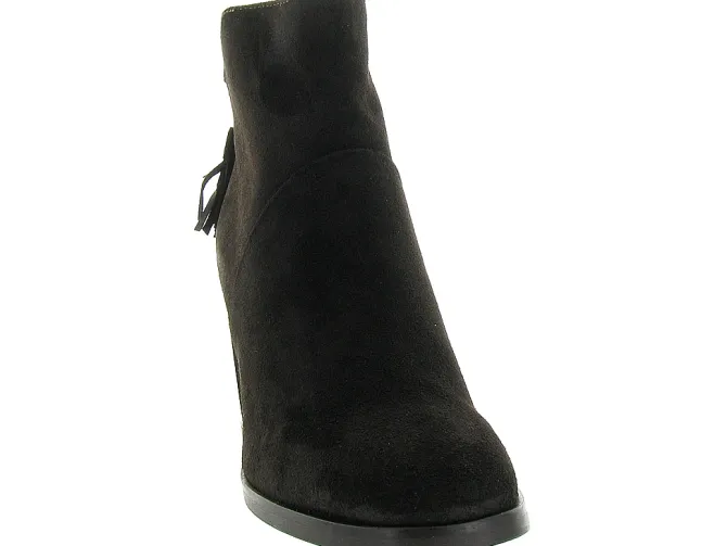bottines et boots - Classique & Chic - femme - Nubuck - Marron - Carmen