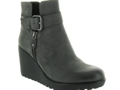 bottines et boots - Classique & Chic - femme - Cuir - Gris - B private
