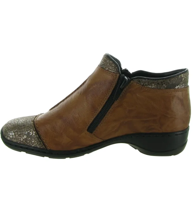 bottines et boots - Classique & Chic - femme - Synthétique - Marron - Rieker