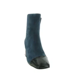 bottines et boots - Classique & Chic - femme - Cuir - Bleu Marine - Bibi lou