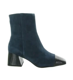 bottines et boots - Classique & Chic - femme - Cuir - Bleu Marine - Bibi lou