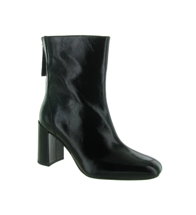 bottines et boots - Classique & Chic - femme - Cuir - Noir - Unisa