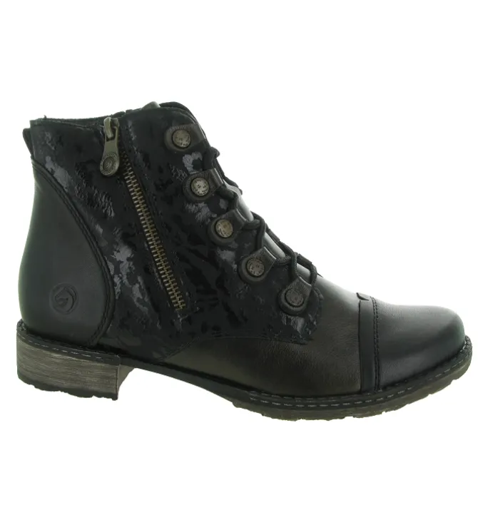 bottines et boots - Classique & Chic - femme - Cuir - Noir - Remonte