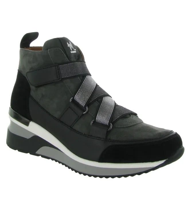 bottines et boots - Classique & Chic - femme - Nubuck - Anthracite - Mamzelle