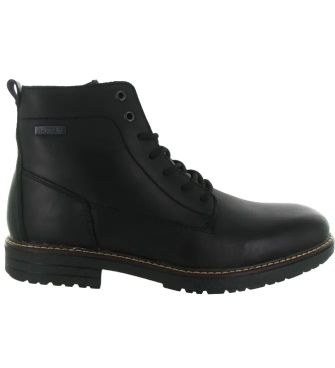 bottines et boots - Classique & Chic - homme - Cuir - Noir - Rieker