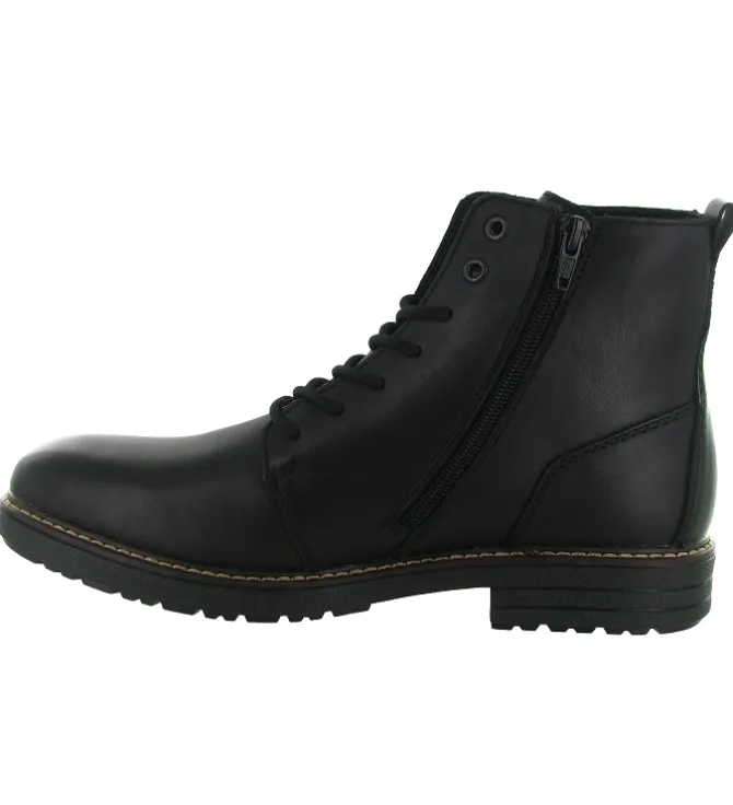 bottines et boots - Classique & Chic - homme - Cuir - Noir - Rieker