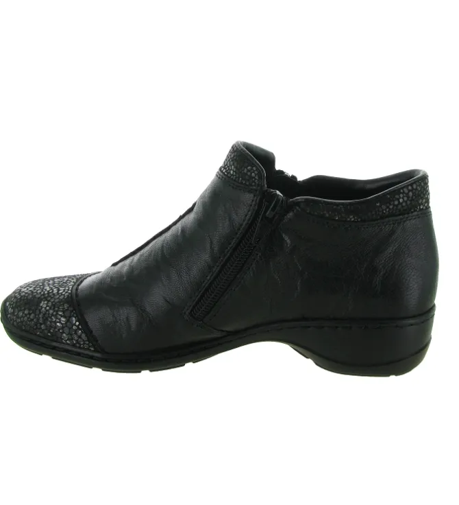 bottines et boots - Classique & Chic - femme - Synthétique - Noir - Rieker