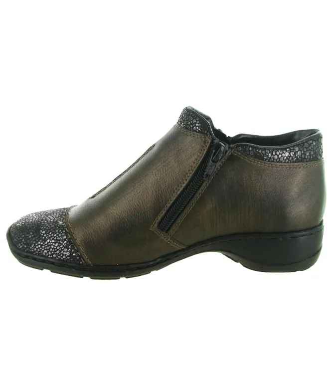 bottines et boots - Classique & Chic - femme - Synthétique - Bronze - Rieker