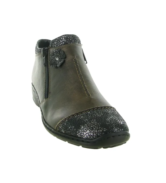bottines et boots - Classique & Chic - femme - Synthétique - Bronze - Rieker