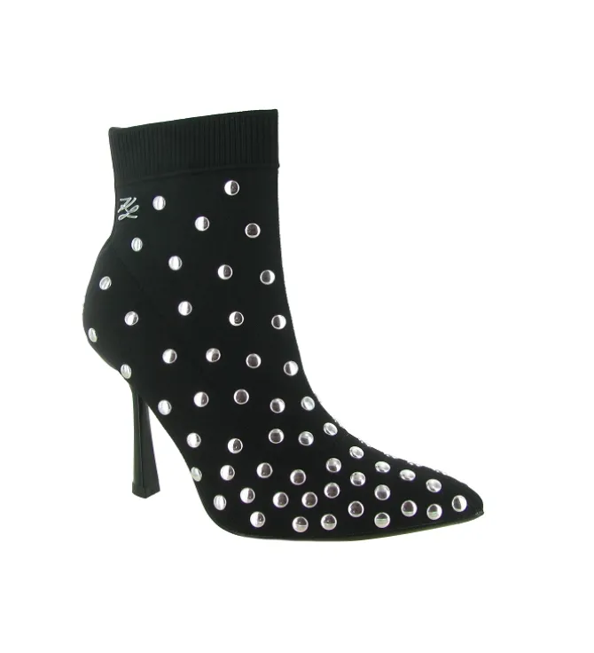 bottines et boots - Classique & Chic - femme - Textile - Noir - Karl lagerfeld