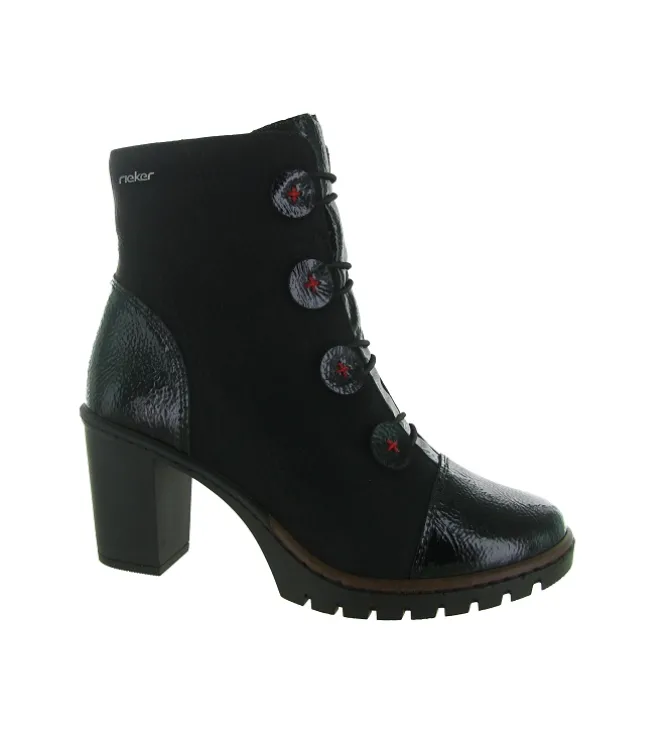 bottines et boots - Classique & Chic - femme - Synthétique - Noir - Rieker