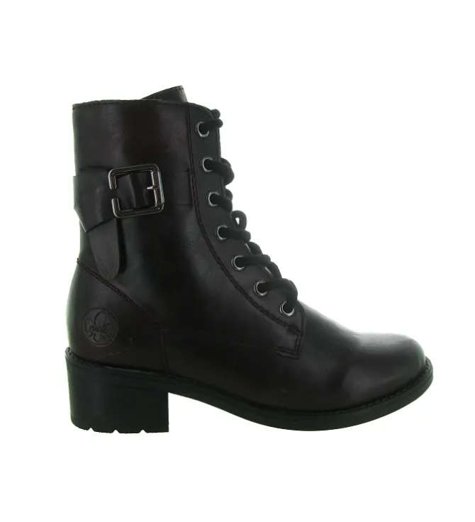 bottines et boots - Classique & Chic - femme - Synthétique - Bordeaux - Rieker