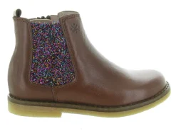 bottines et boots - - junior fille - Cuir - Marron - Acebos