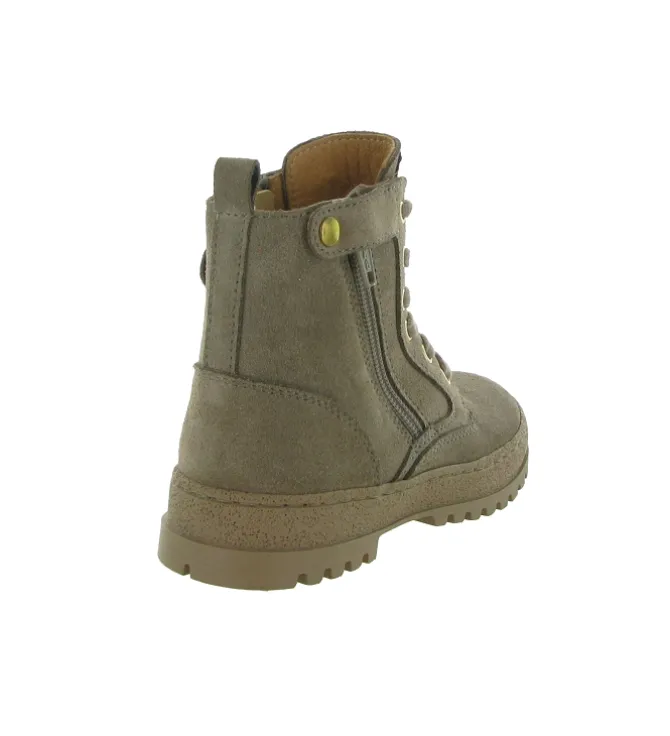 bottines et boots - - junior fille - Nubuck - Taupe - Babybotte