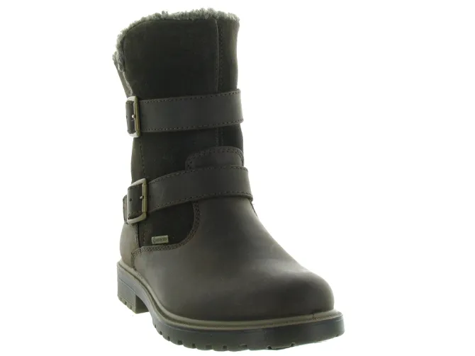 bottines et boots - - junior fille - Cuir - Marron - Primigi