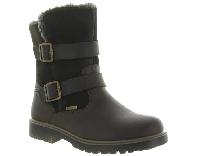 bottines et boots - - junior fille - Cuir - Marron - Primigi