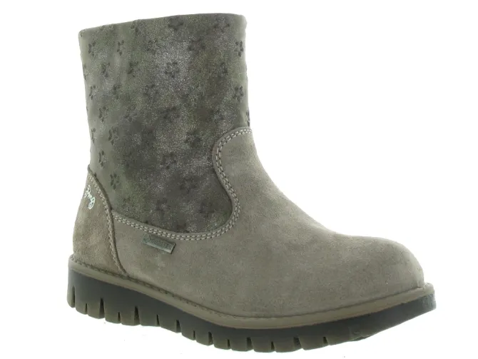 bottines et boots - - junior fille - Cuir - Gris - Primigi