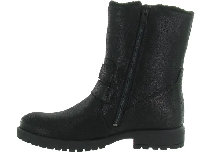 bottines et boots - - junior fille - Nubuck - Noir - Superfit