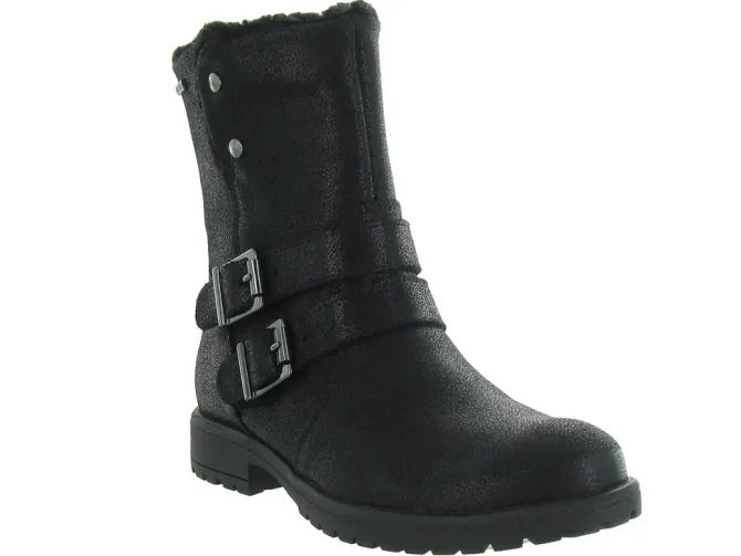 bottines et boots - - junior fille - Nubuck - Noir - Superfit