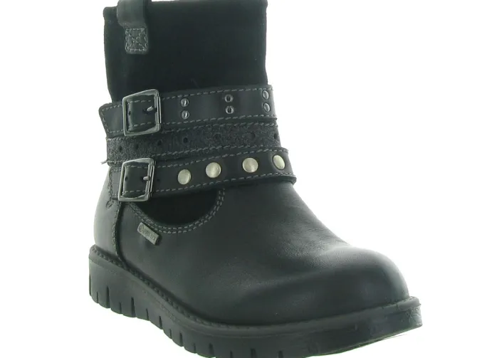 bottines et boots - - junior fille - Cuir - Noir - Primigi